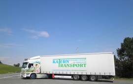 Katern transport - poslikani tovornjaki